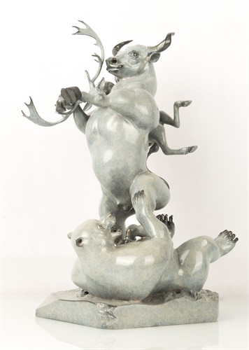 Battle of the Bull (Bronze，Limited edition of 12 pieces，Weight 11KG)
