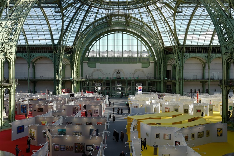 The Art Capital artist salon exhibition in Paris, France 2017.